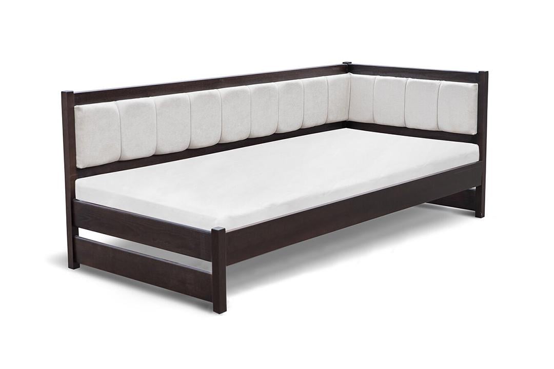 Кровать деревянная Лили с мягким изголовьем 120х200 см