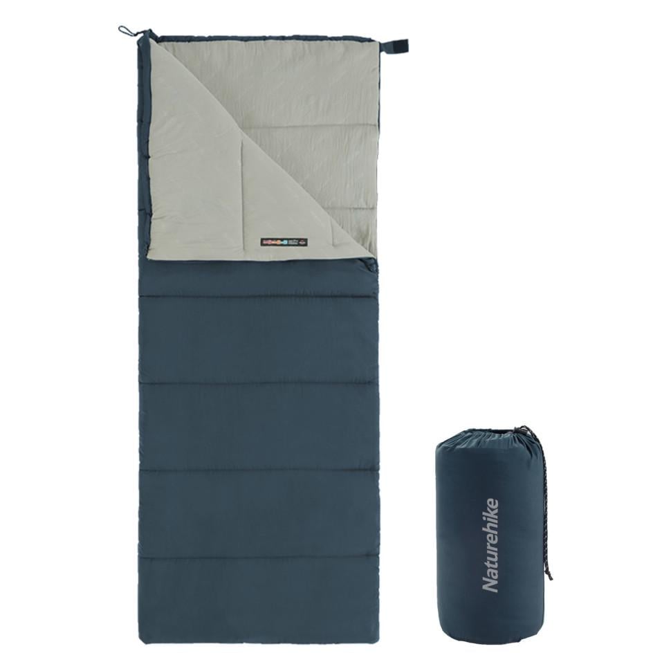 Спальный мешок Naturehike F150 NH22MSD05 правосторонняя Синий (606404)