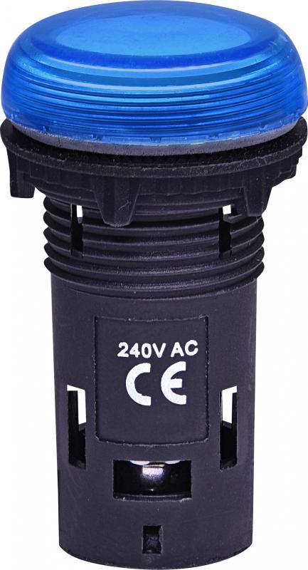 Лампа сигнальная ETI ECLI-240A-B 22 мм матовая LED 240 V AC Синий (4771233)