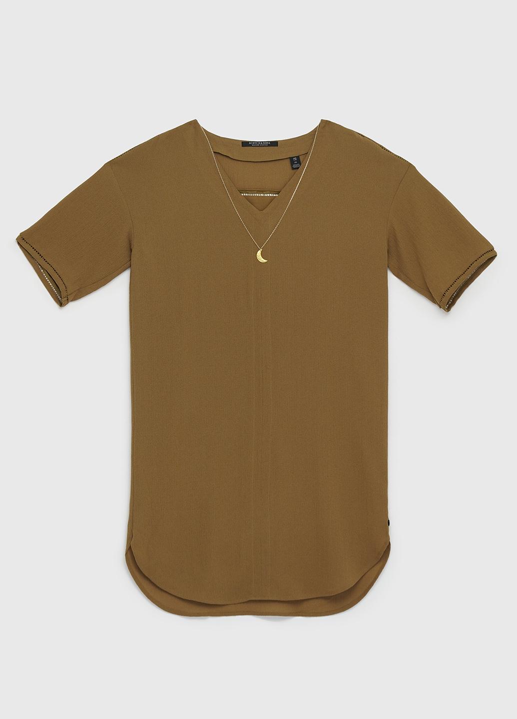Платье Scotch & Soda S Хаки (132919b02)