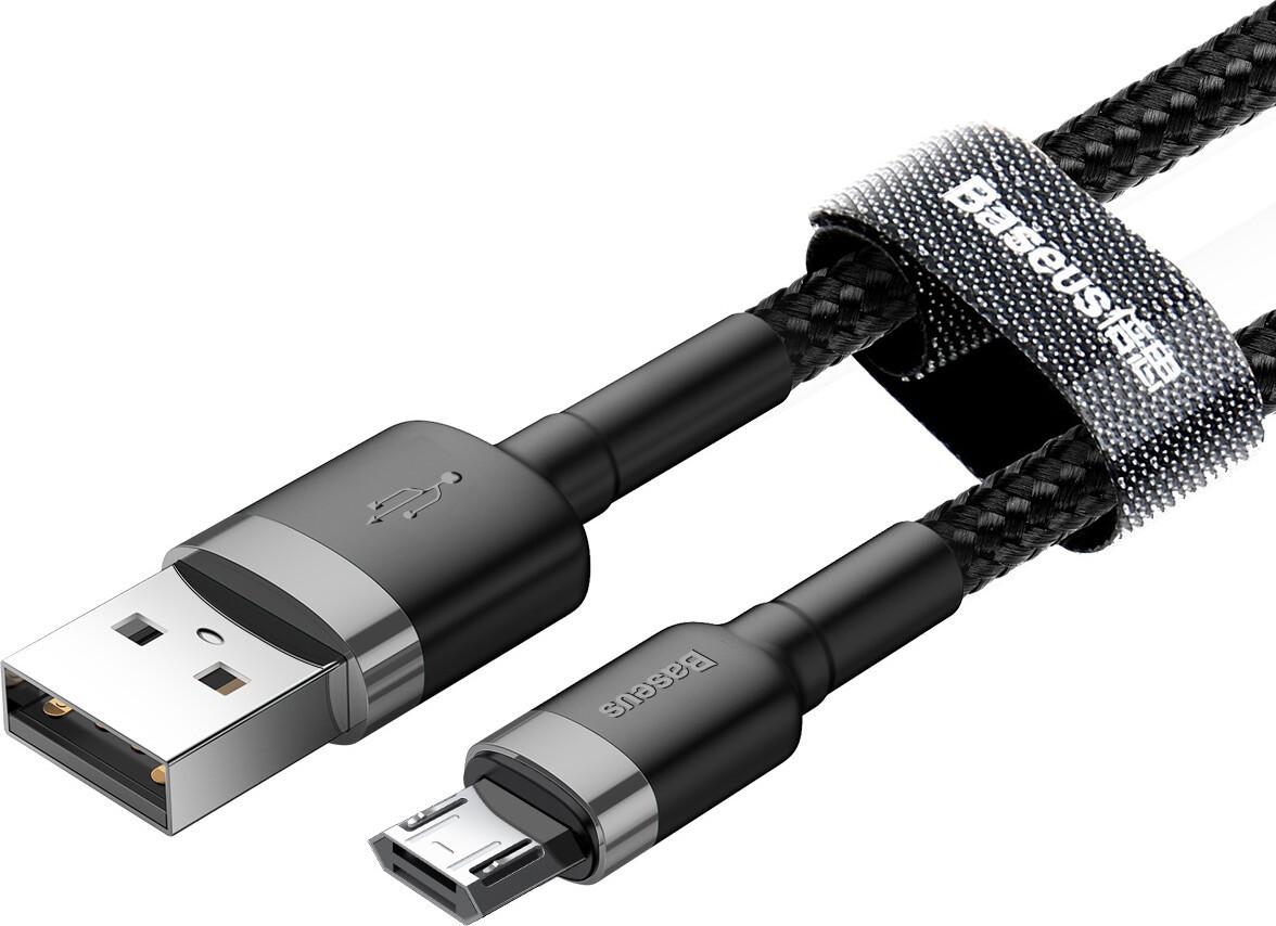 USB кабель BASEUS Micro USB Сafule 2A 3 м Black - фото 6