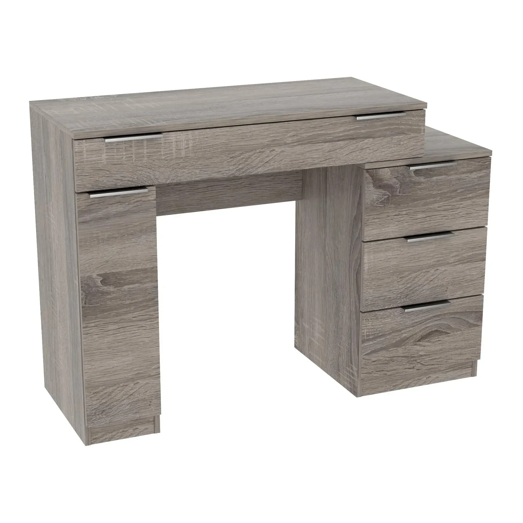 Стіл-трюмо туалетний Kontinent Krystal 1200х452х847 мм Дуб Сонома Трюфель (79643809) - фото 1 Стіл-трюмо туалетний Kontinent Krystal 1200х452х847 мм Дуб Сонома Трюфель (79643809) - фото 1