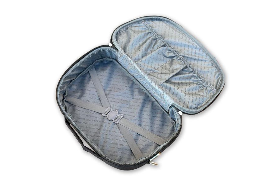 Кейс для валіз Wings 6018-BC 8 л Сірий (6018-BC-Grey) - фото 3 Кейс для валіз Wings 6018-BC 8 л Сірий (6018-BC-Grey) - фото 3