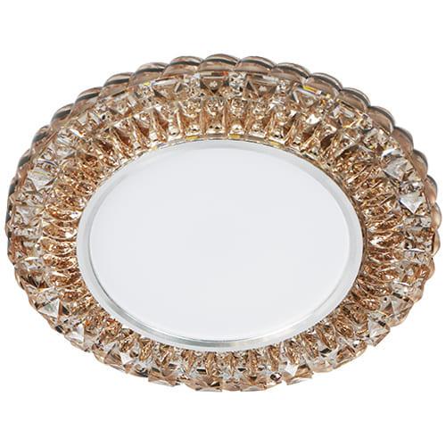 Точковий світильник врізний Feron із підсвіткою 7315 5W 4000K Коричневий (18050)