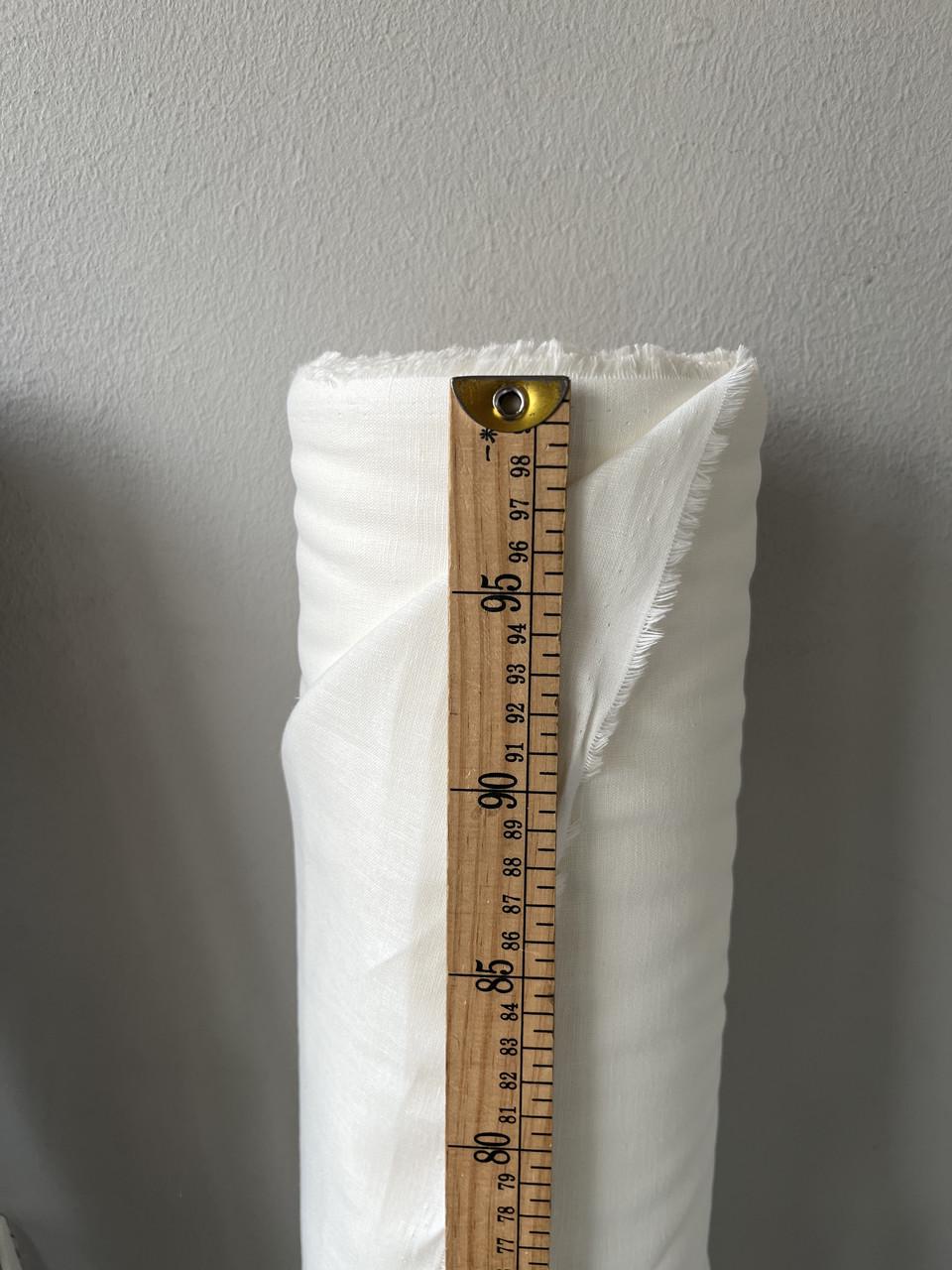 Ткань LINEN PLUS 56% лен 44% вискоза 143 см 1403 Молочный - фото 2