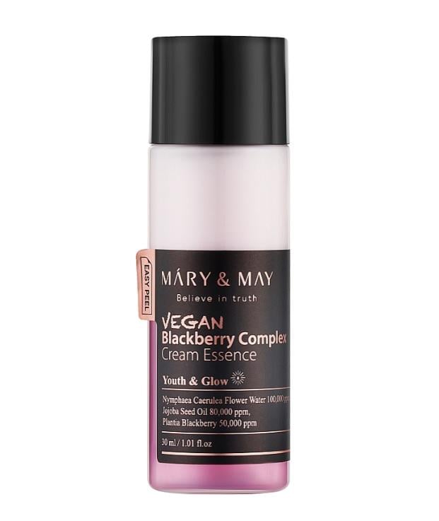 Есенція кремова зволожуюча антиоксидантна Mary&May Vegan Blackberry Complex Cream Essence 30 мл