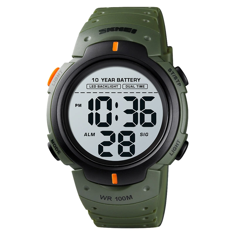 Наручные часы Skmei 1560 Green/Orange