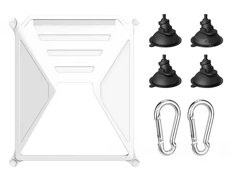 Чохол на присосках для Starlink Mini силіконовий захисний Білий (2676908072)