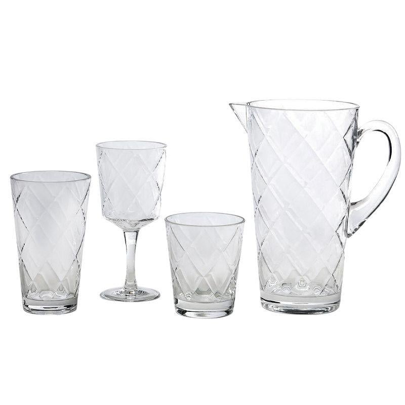 Набір келихів Certified International Алмазні грані акрилових 410 мл/4 шт. Прозорий (20428-set) - фото 2 Набір келихів Certified International Алмазні грані акрилових 410 мл/4 шт. Прозорий (20428-set) - фото 2