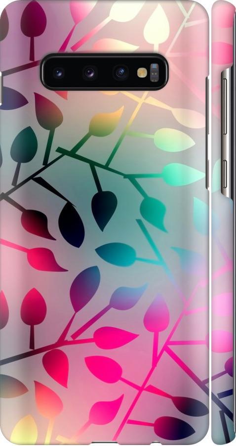 Чехол на Samsung Galaxy S10 Plus Листья (2235m-1649-42517)