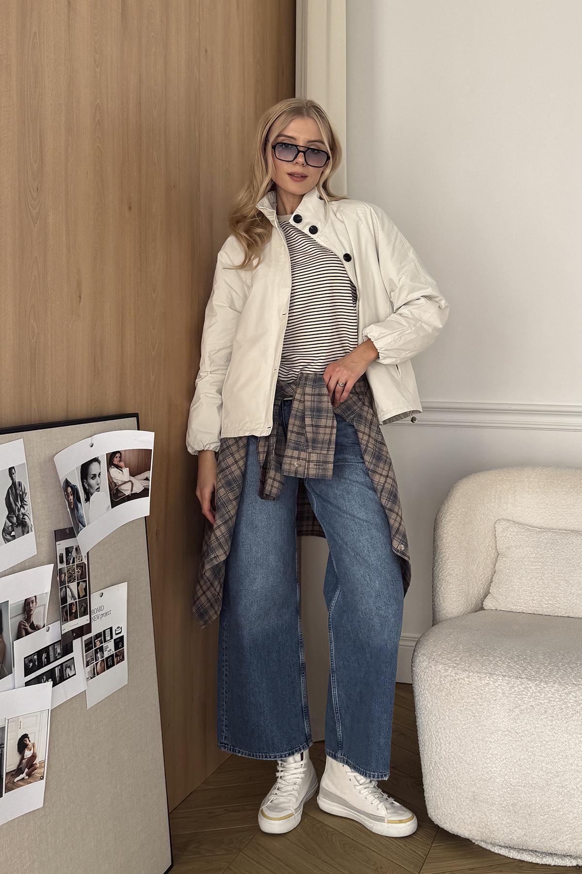 Джинси wide leg жіночі р. 48 Блакитний (ЦБ-00290489)