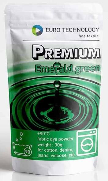 Барвник для тканини Premium 3 шт. Emerald Green (Pr-001-emgreen)