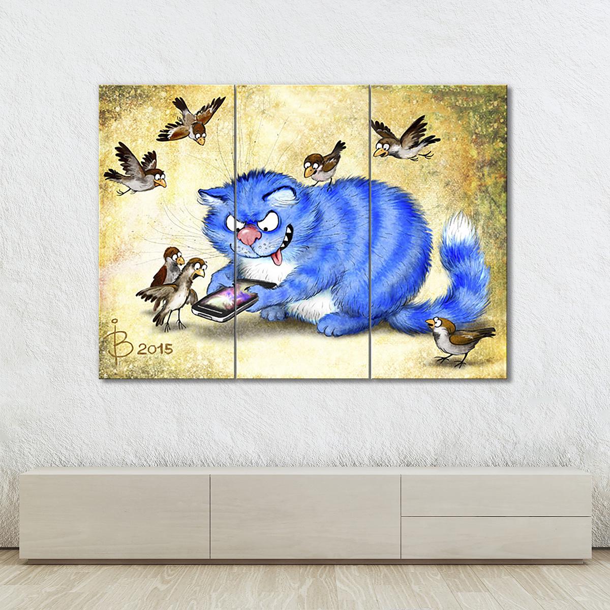 Модульна картина Гра в Енгрі Бердс 3 модуля загальний розмір 60x90 см (_rinaz_20152234) Модульна картина Гра в Енгрі Бердс 3 модуля загальний розмір 60x90 см (_rinaz_20152234)