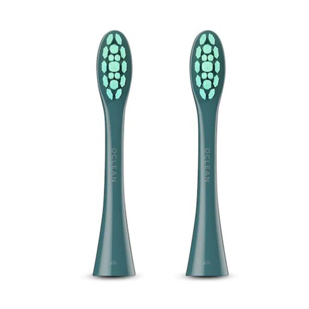 Набор насадок для зубной щетки  Oclean PW09 Toothbrush Head for One/One SE/Air/Air 2/F1/Z1/X/X Pro 2 шт. Mist Green