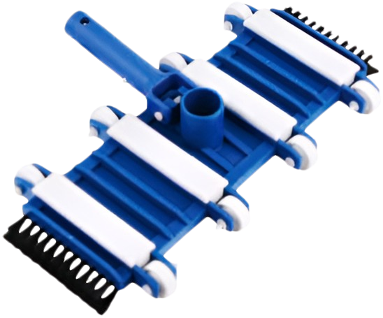 Щетка для бассейна Water World Window подводного пылесоса с боковым ворсом на роликах (1008CS/5538CS)