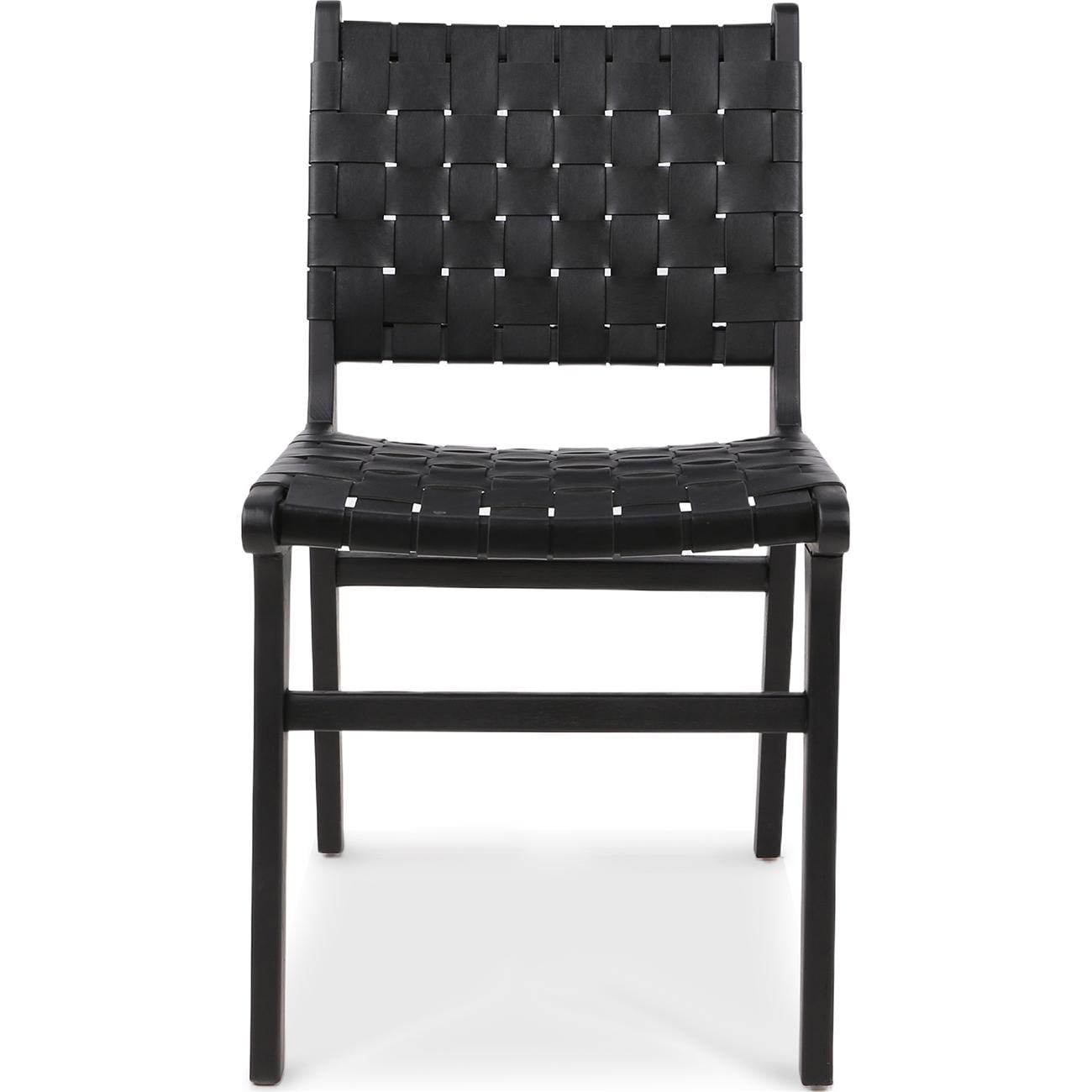 Стул обеденный Nest Black leather black wood (13950)