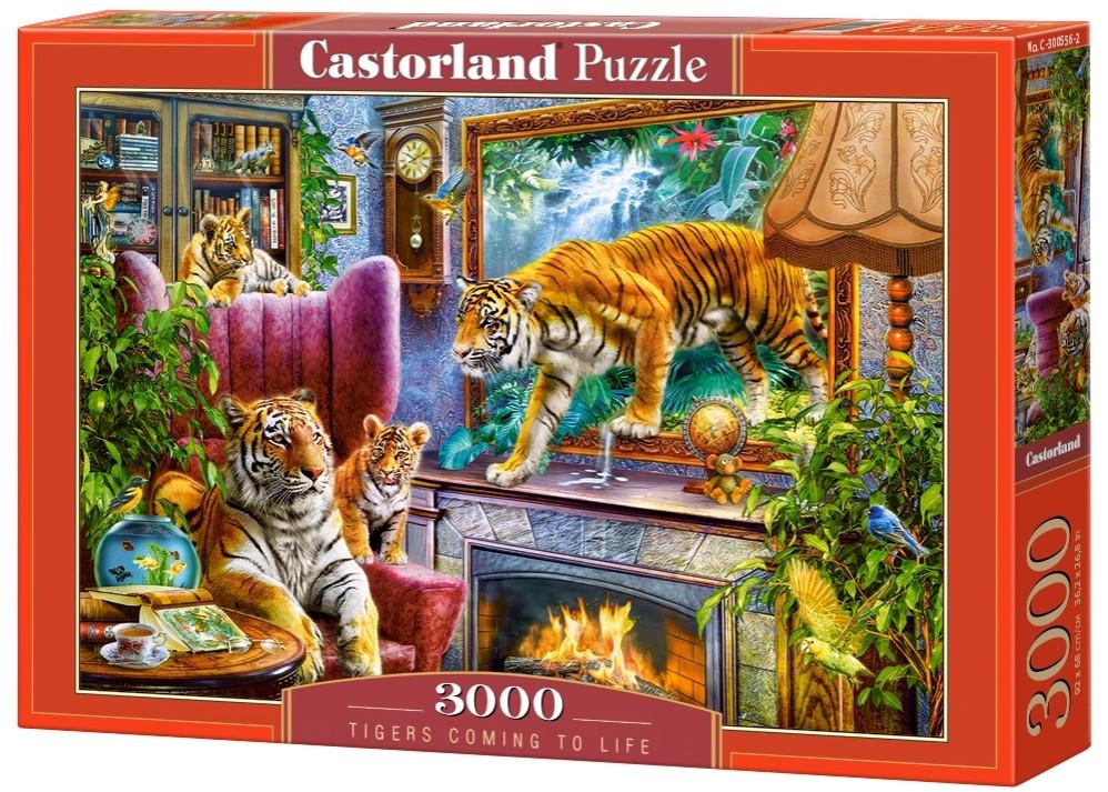 Пазл Castorland Тигры возвращаются к жизни 3000 дет. Пазл Castorland Тигры возвращаются к жизни 3000 дет.