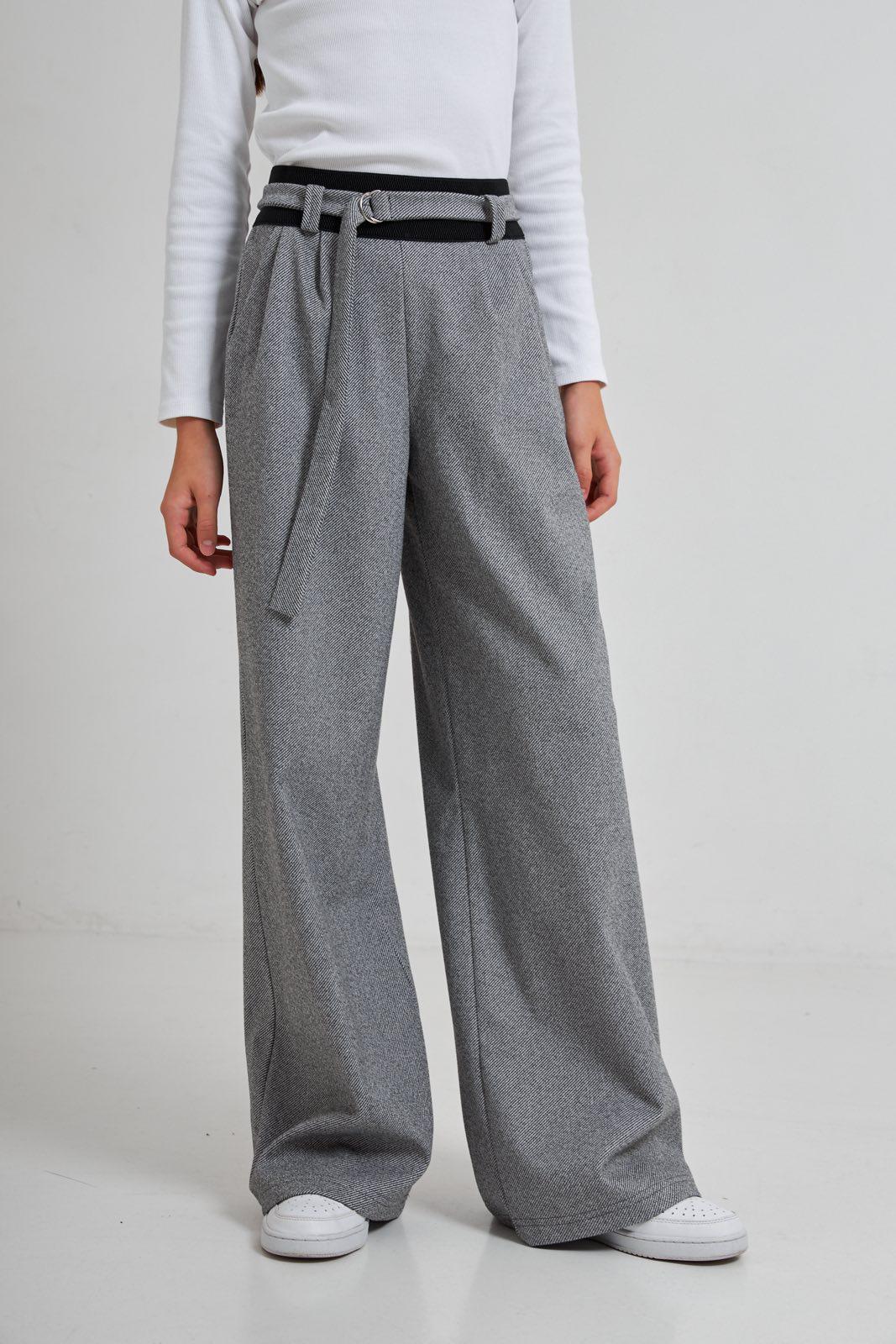 Брюки-палаццо для девочки Valza 3415 кашемир 116 см Серый Брюки-палаццо для девочки Valza 3415 кашемир 116 см Серый