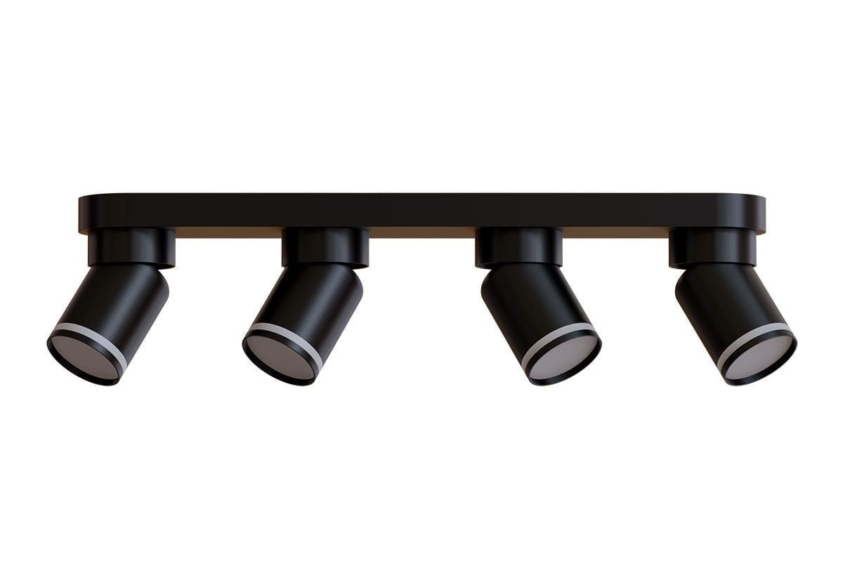 Спот накладной SPOT-133-4PRIME BK 4х35 Вт GU10 Черный (V6959901303045)