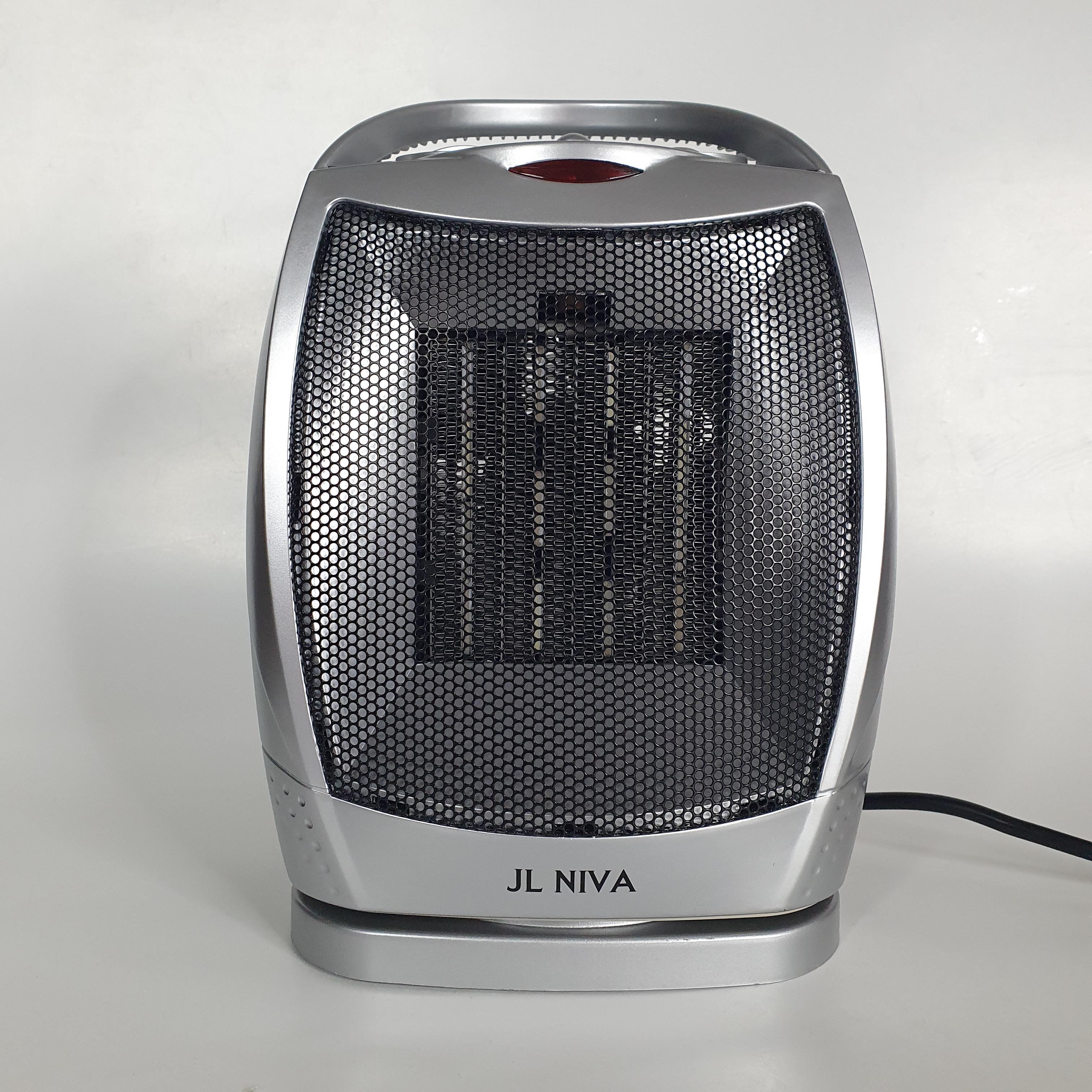 Тепловентилятор JL NIVA 1500 W керамічний Silver (JLN-150)