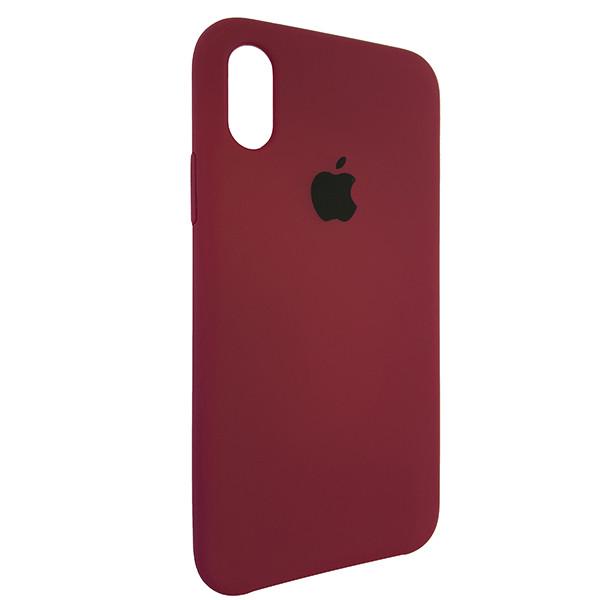 Чехол Copy Silicone Case iPhone X/XS Bordo  (29caa1-2067)