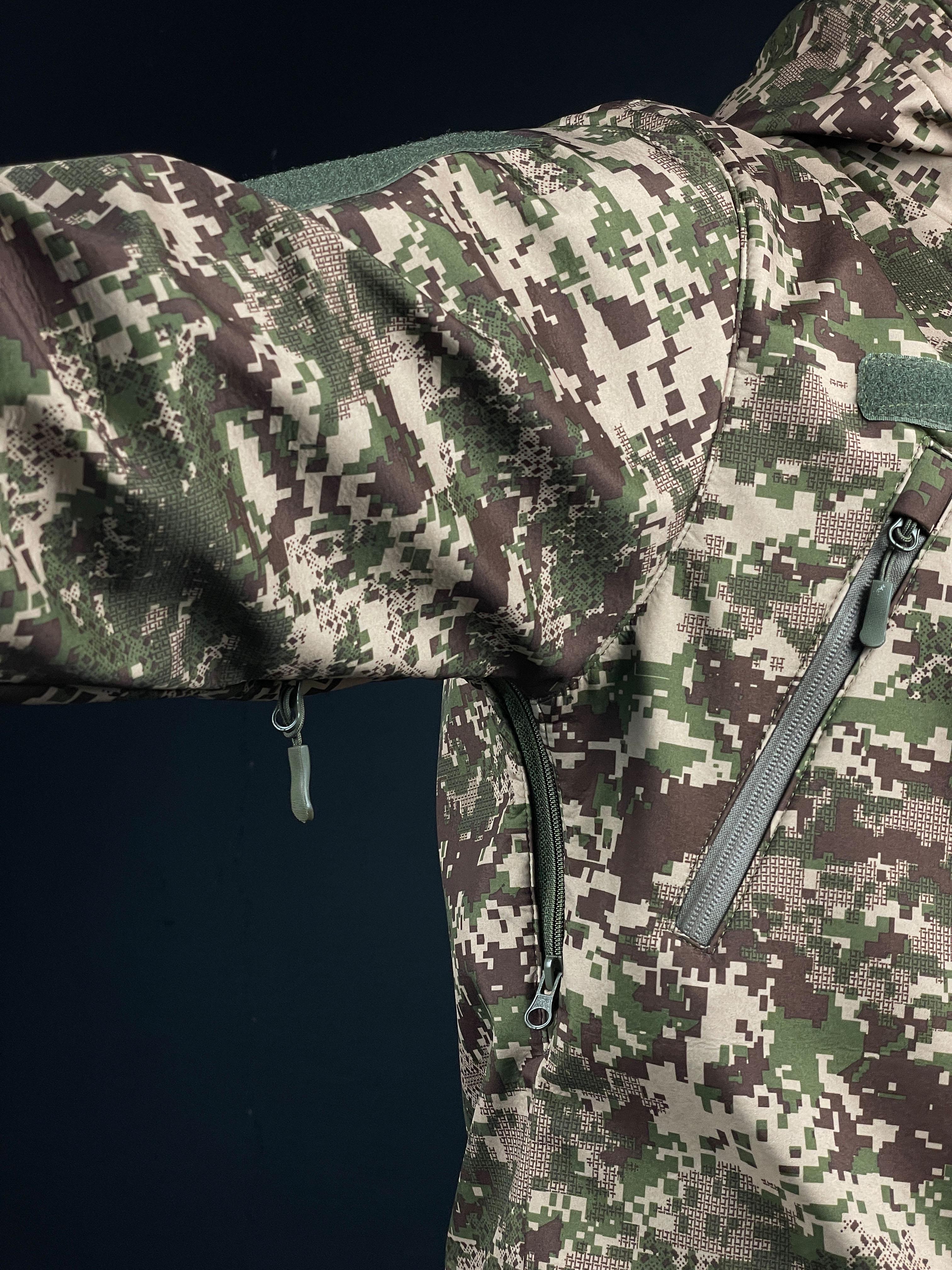 Військова куртка COOPERR Soft Shell III з прихованим капюшоном XL Хижак (KUR-10.2.XL) - фото 12 Військова куртка COOPERR Soft Shell III з прихованим капюшоном XL Хижак (KUR-10.2.XL) - фото 12