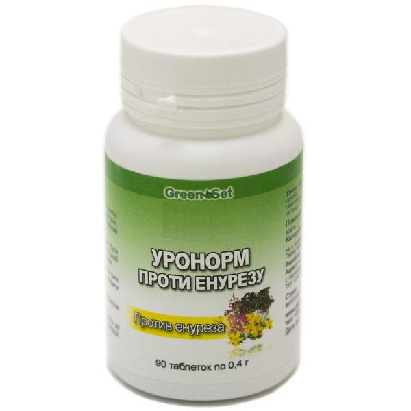 Препарат урологічний Green Set Уронорм Проти енурезу 90 табл. (000024064) - фото 1 Препарат урологічний Green Set Уронорм Проти енурезу 90 табл. (000024064) - фото 1