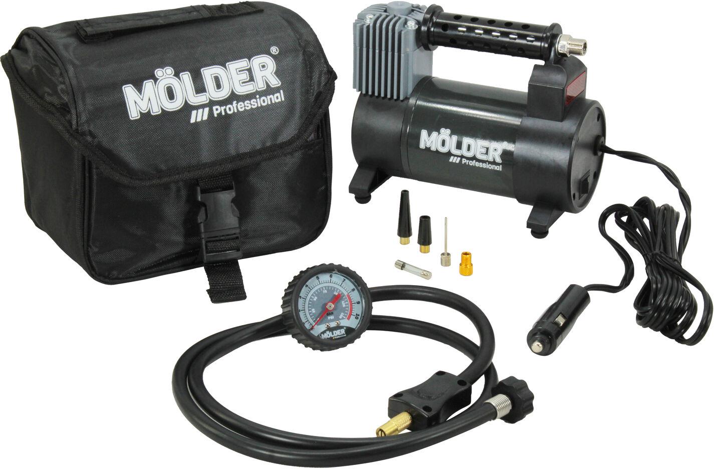 Компрессор автомобильный Molder JET MA25110 в прикуриватель 1-но цилиндровый 40 л/мин (0316549)
