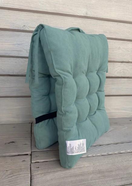 Подушка для стульев/кресел Decorator Copo двойная 40х120х7 см Бирюзовый (84-109) - фото 4 Подушка для стульев/кресел Decorator Copo двойная 40х120х7 см Бирюзовый (84-109) - фото 4