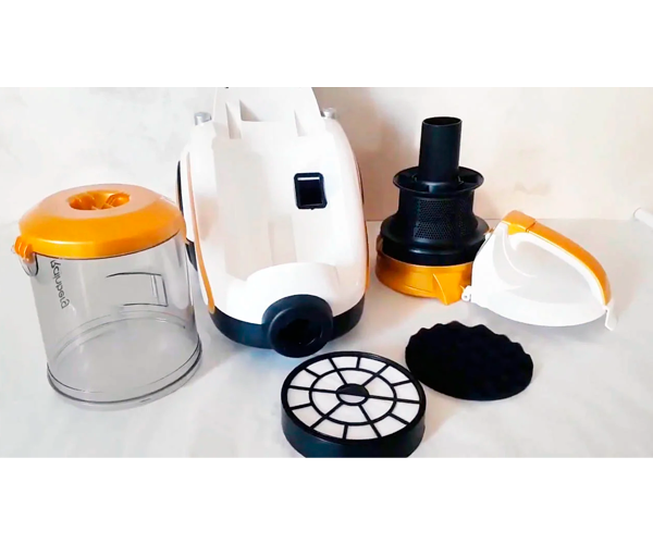 Пилосос колбовий Rainberg RB-658 без мішка 5 л 5200W Жовто-білий (RB-658_2501) - фото 5 Пилосос колбовий Rainberg RB-658 без мішка 5 л 5200W Жовто-білий (RB-658_2501) - фото 5