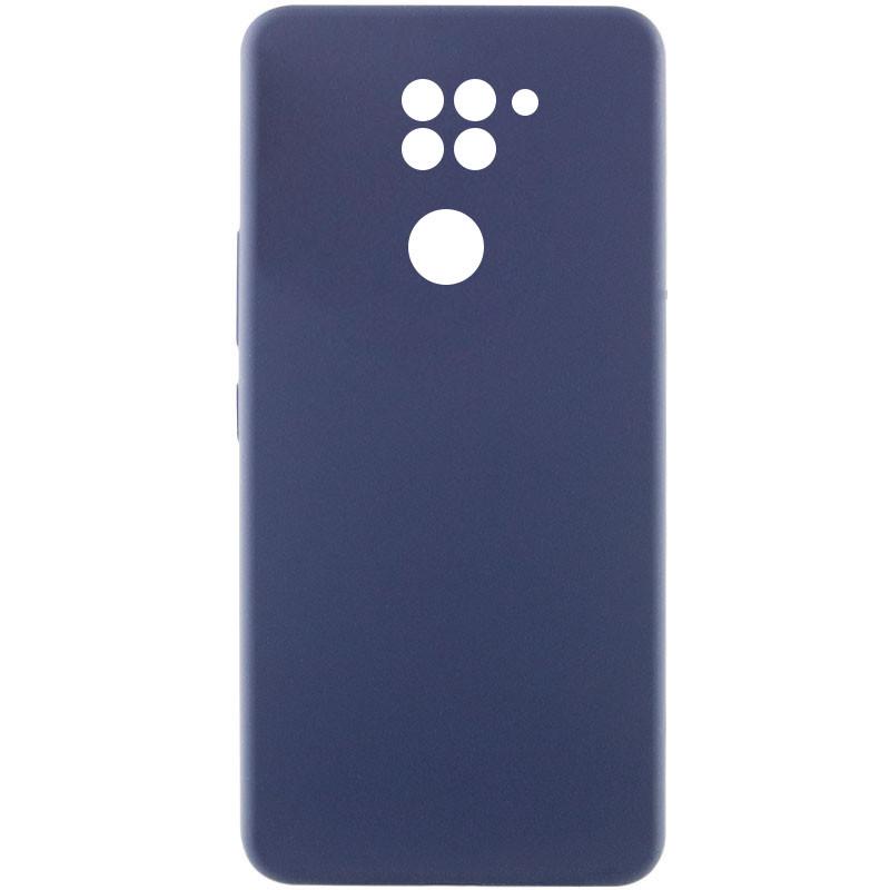 Протиударний чохол Silicone Cover Lakshmi Full Camera (AAA) для Xiaomi Redmi Note 9 / Redmi 10X Темно-синій / Midnight blue