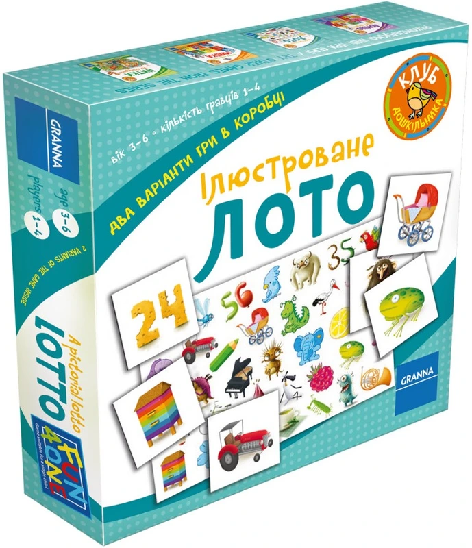 Настільна гра "Ілюстроване Лото" (15504)
