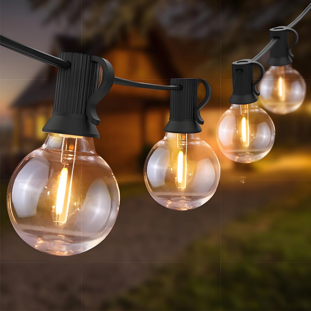 Гірлянда вулична g40 з лампочками 15 м 50+2 лампи Теплий білий (29200066)