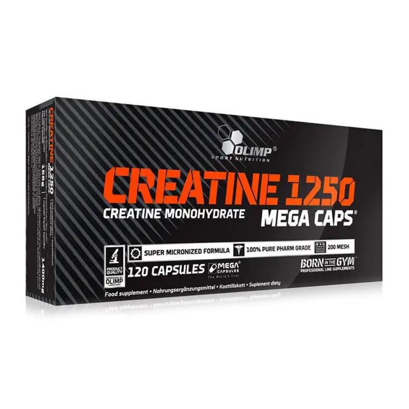 Креатина моногидрат Olimp Creatine Mega Caps 1250 120 капс. (00976-01)