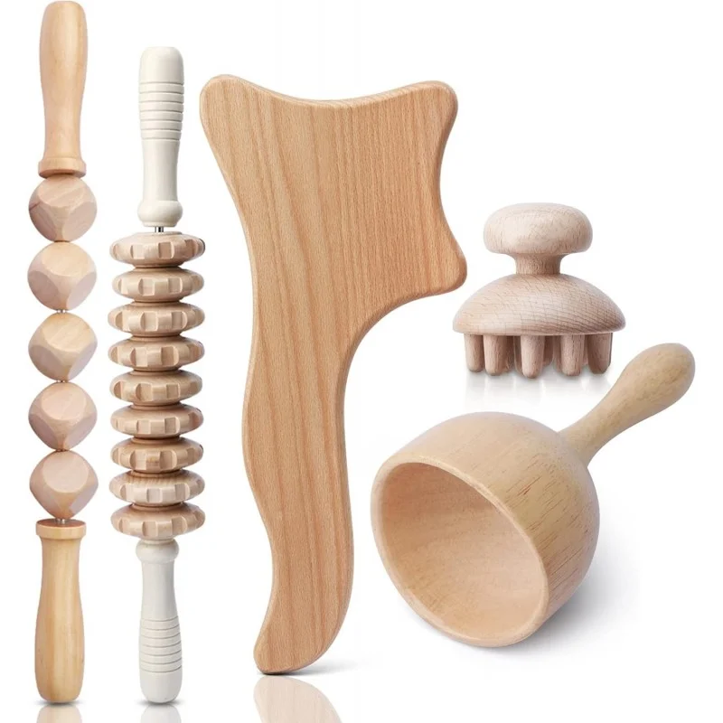 Набор деревянных массажеров для мадеротерапии антицеллюлитный 5в1 (VEN-1414-С45/2) Набор деревянных массажеров для мадеротерапии антицеллюлитный 5в1 (VEN-1414-С45/2)