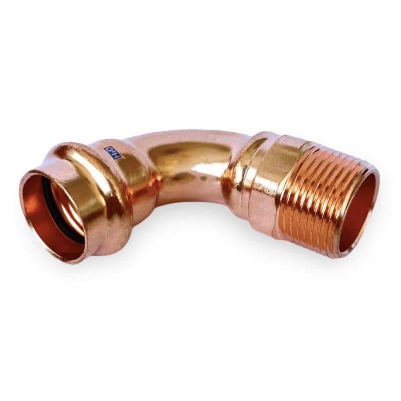 Пресс-угол медный Raccorderie Metalliche Aespres Uniko 18x1/2" В (697102018U)