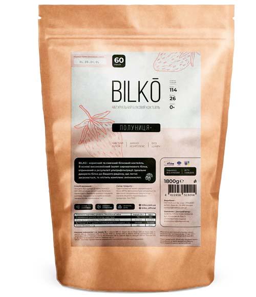 Протеїновий коктейль Bilko Полуниця 1,8 кг