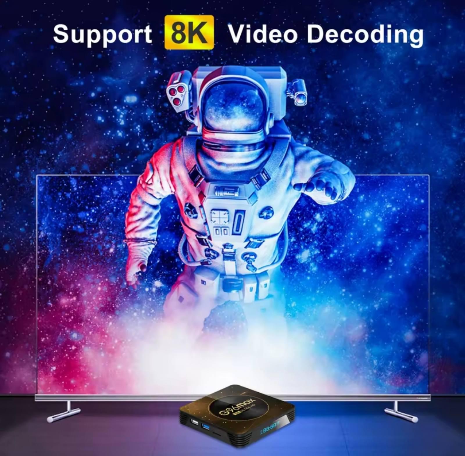 ТВ-приставка Smart TV G96 max RK3528 Android 13 Тb Бокс 4/32 Gb Андроїд 13 (35283528) - фото 3 ТВ-приставка Smart TV G96 max RK3528 Android 13 Тb Бокс 4/32 Gb Андроїд 13 (35283528) - фото 3