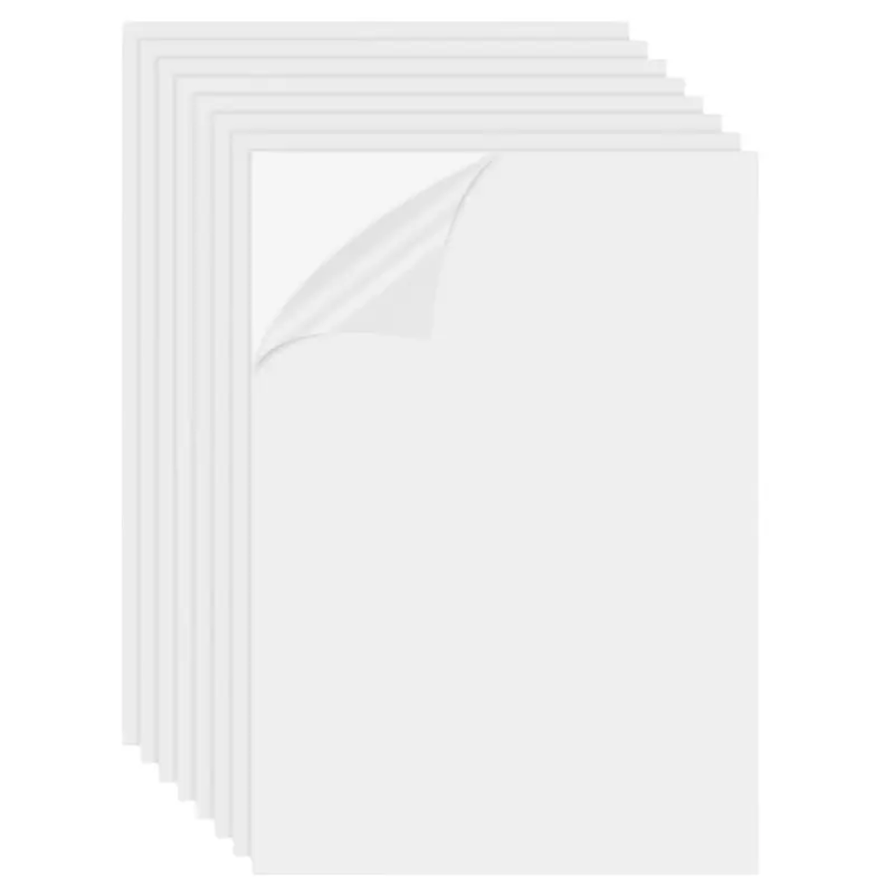 Виниловая матовая пленка Bambu Matte Printable Vinyl A4 Белый 25 шт. (YG020)