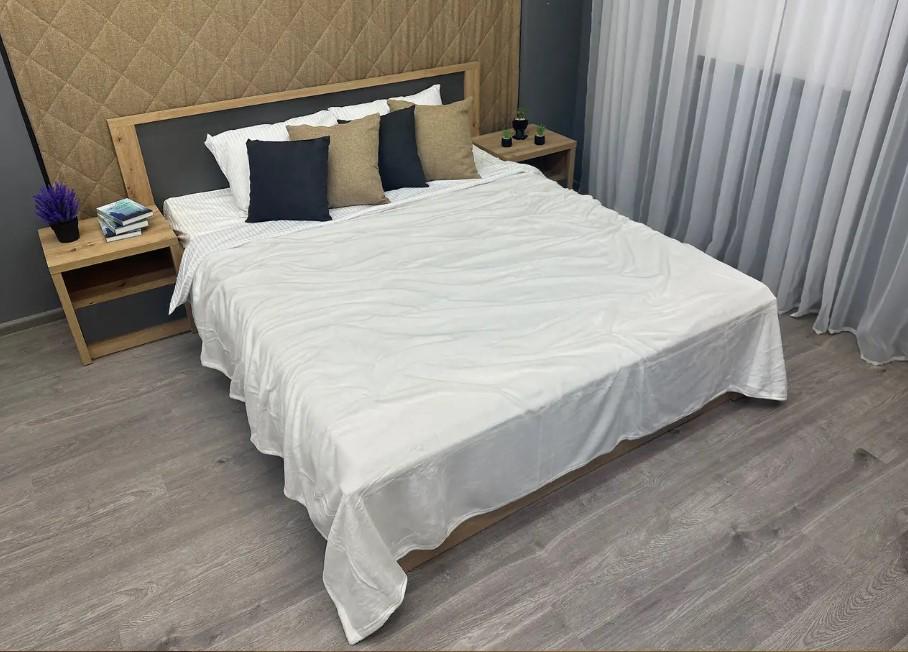 Покрывало велсофт 160х200 см Белый (87-046)