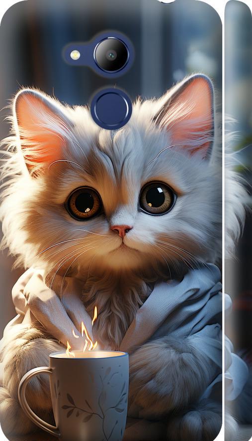 Чехол на Huawei Honor 6C Pro White cat (5646m-1358-42517)