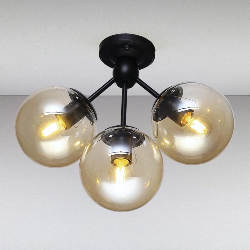 Люстра стельова молекула Light House LS-13173-3 Чорний Люстра стельова молекула Light House LS-13173-3 Чорний