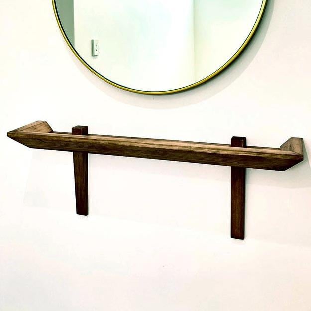 Полка настенная из дерева Корбита Капучино (ПНС/002109)