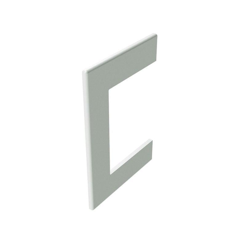 Рамка ДКС In-liner Classic RQM для ввода в стену/коробку/потолок ABS пластик 120x110 мм Белый (01777)