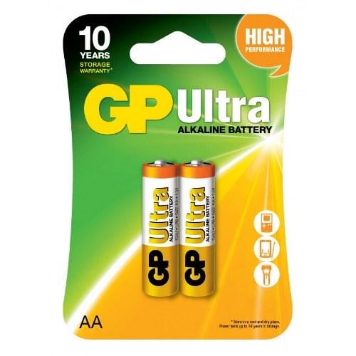 Батарейка GP Ultra Alkaline 1,5V 15AU-U2 LR6 АА щелочная (4891199027581)