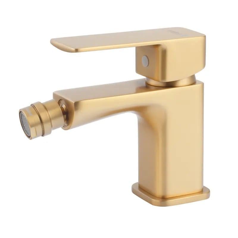 Смеситель для биде Haiba Kubus 002 Brushed Gold (HB9624) Смеситель для биде Haiba Kubus 002 Brushed Gold (HB9624)