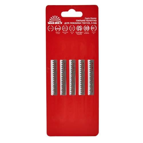 Полотно пильное для лобзика Vitals Master T301CD 5 ед. (000189099)