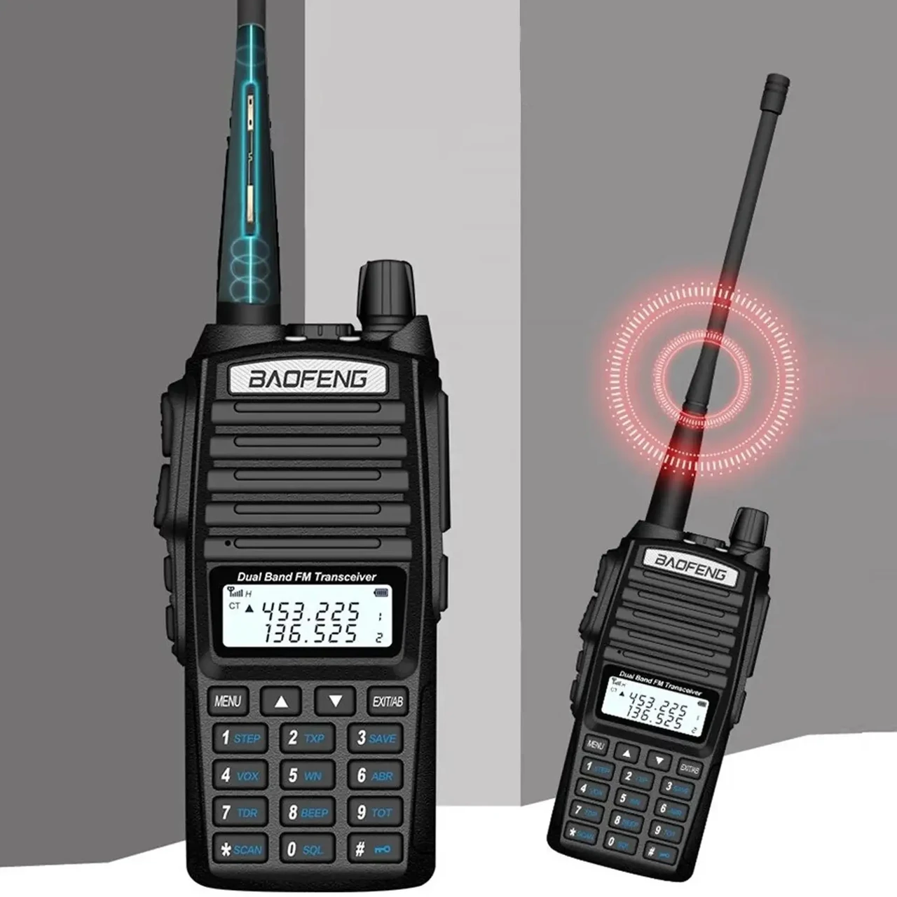 Рація Baofeng UV-9R Pro Зелений на 128 каналів з водозахищена та дисплеєм 12 Вт/2200 мАг - фото 8
