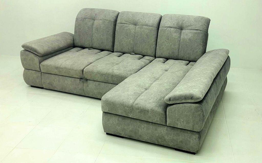 Диван кутовий розкладний Вуді Палермо дерево/ламінована ДСП/тканина Сірий - фото 6