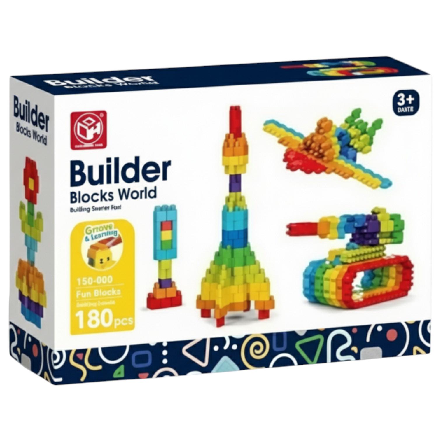 Конструктор дитячий 188-668 60 180 дет. пазовий тип (29116732)